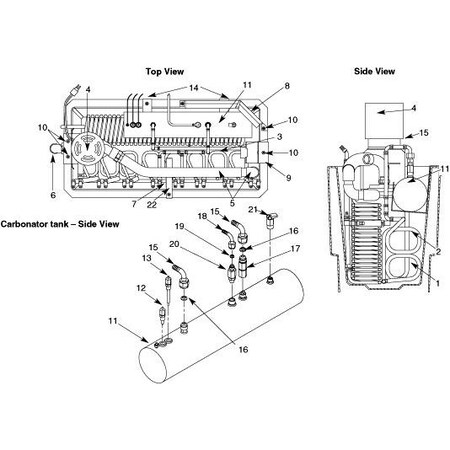 Follett Tank, Carbonator 00107508